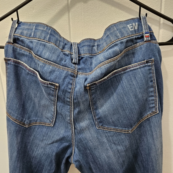 Etienne Marcel's Signature Skinny Jeans with Red Ankle Zippers Size 25 - Picture 4 of 7